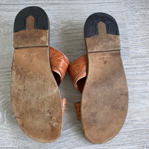 John Lobb crocodile Sandals Flip Flop main image 5